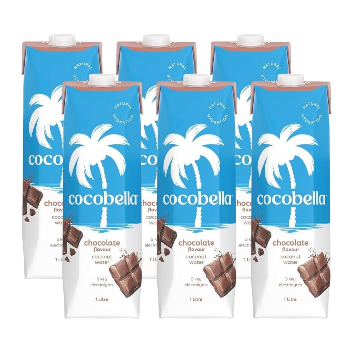 cocobella_chocolate_1_1200x1200 Cocobella Chocolate Coconut Water 1L x 6 - Image 1